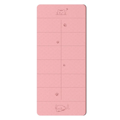 CHOOYOU Tapis de Yoga Pliable Ligne de Guidage de Posture Portable